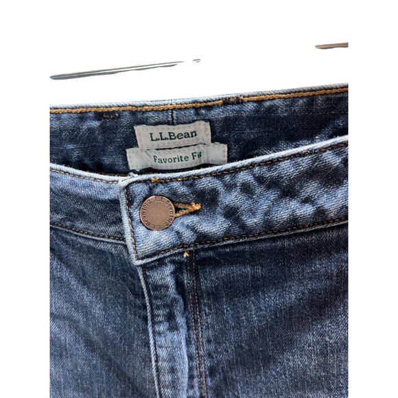 LL Bean Jeans Women's Size 20 Petite Lined Insulated Favorite Fit - Picture 5 of 8